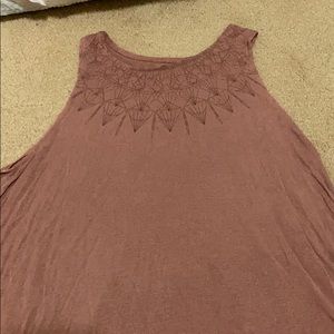 Women’s blouse, mauve, with diamond details